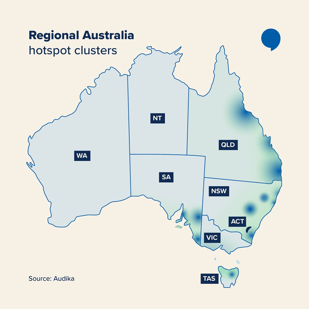 Regional Australia Hotspot Clusters