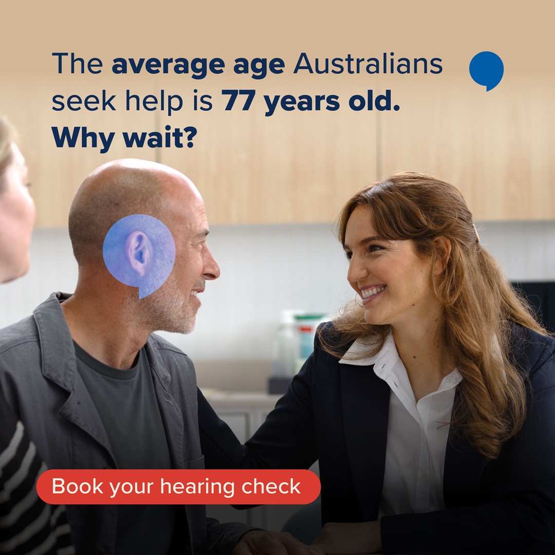 Average age of australian hearing intervention