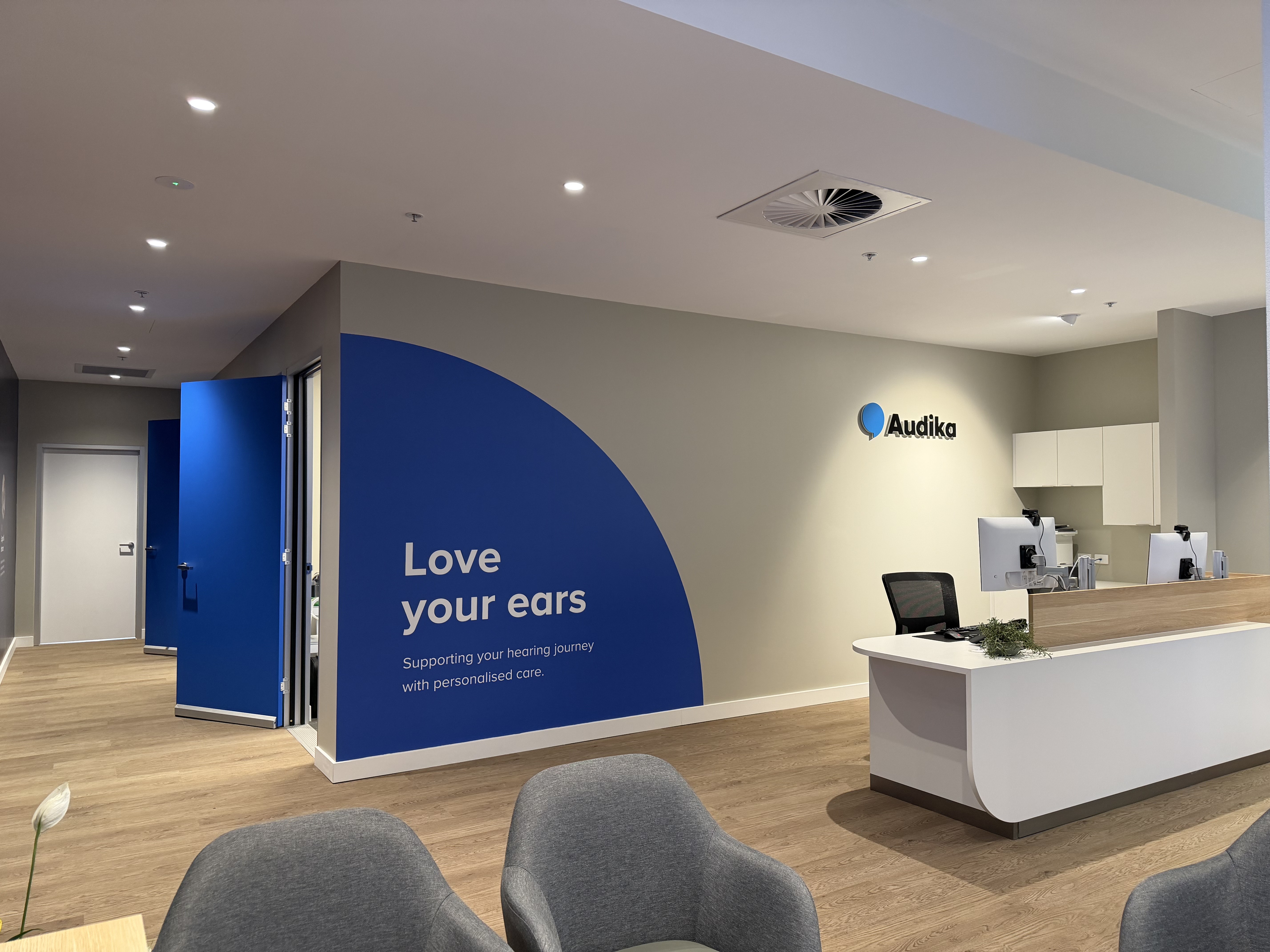 Audika Hearing Clinic Orange Interior
