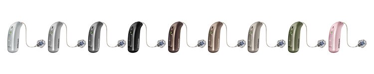 oticon real hearing aids available in nine colors