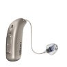 Oticon More miniRITE R hearing aid with sleek design and rechargeable technology.