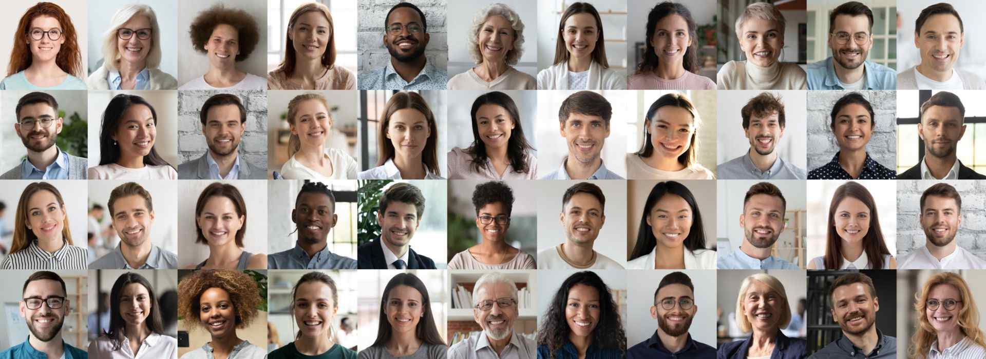 Diverse group of individuals representing various ages, ethnicities, and backgrounds.