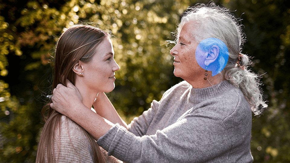 Grandmother & granddaughter