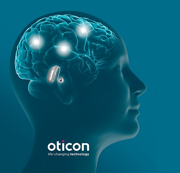 oticon brainhearing technology with advanced hearing aid design for cognitive support
