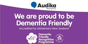 Audika New Zealand accredited by Alzheimer’s New Zealand as part of the Dementia Friendly Recognition Programme.
