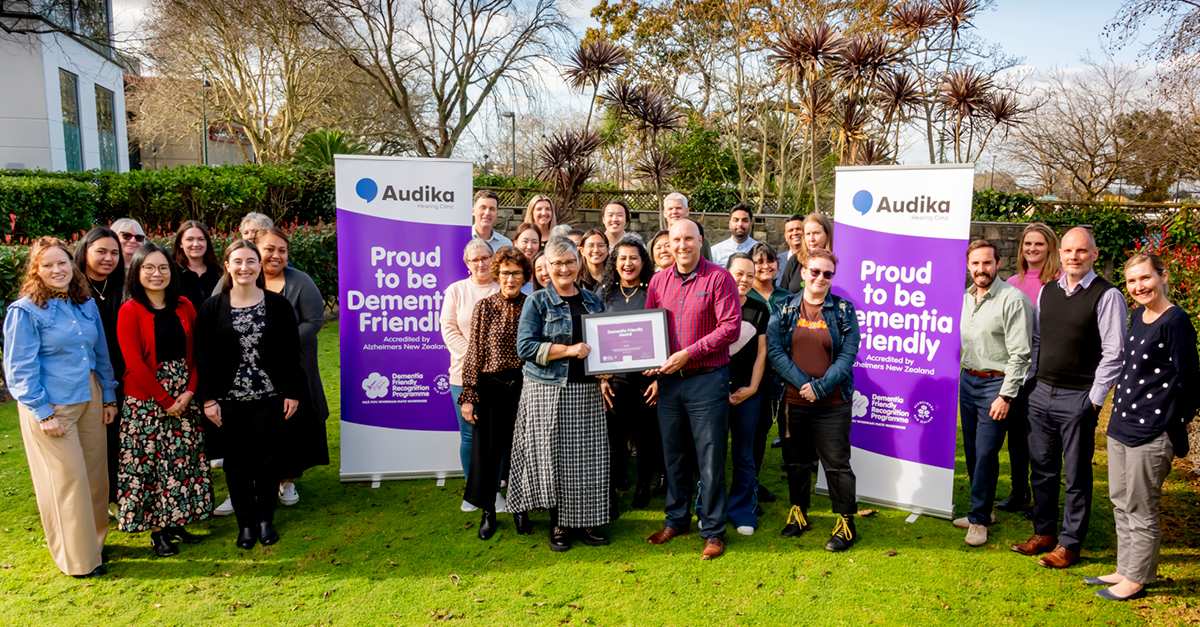 Dementia Friendly award presentation