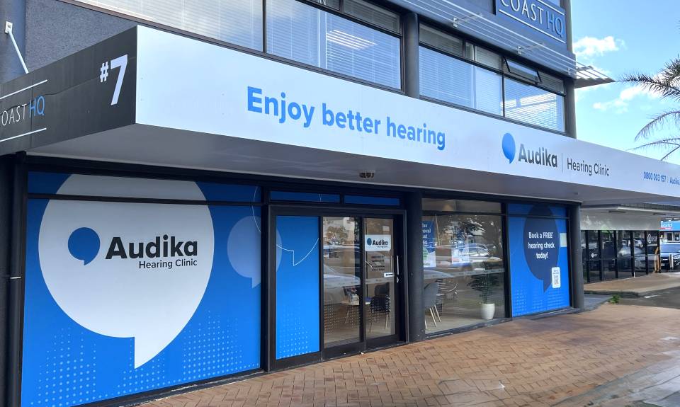 Audika Hearing Aid Clinic in Orewa offering hearing tests and services.