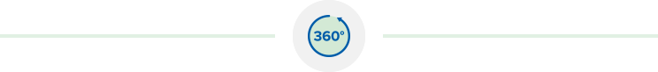 360-degree hearing care icon